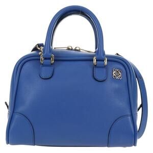 Loewe Classic Calfskin Amazona 75 Handbag Blue